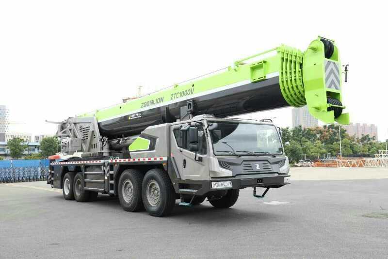 China Zoomlion Lifting Machine 120 Ton Qy120V Truck Crane