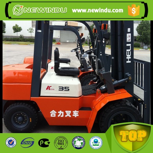 Chinese Mini AC Heli Cpd35 3.5 Ton Electric Forklift with Battery Low Price