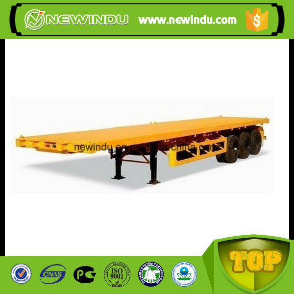 Cimc Flat Bed 3 Axles 20feet/40feet Container Trailer