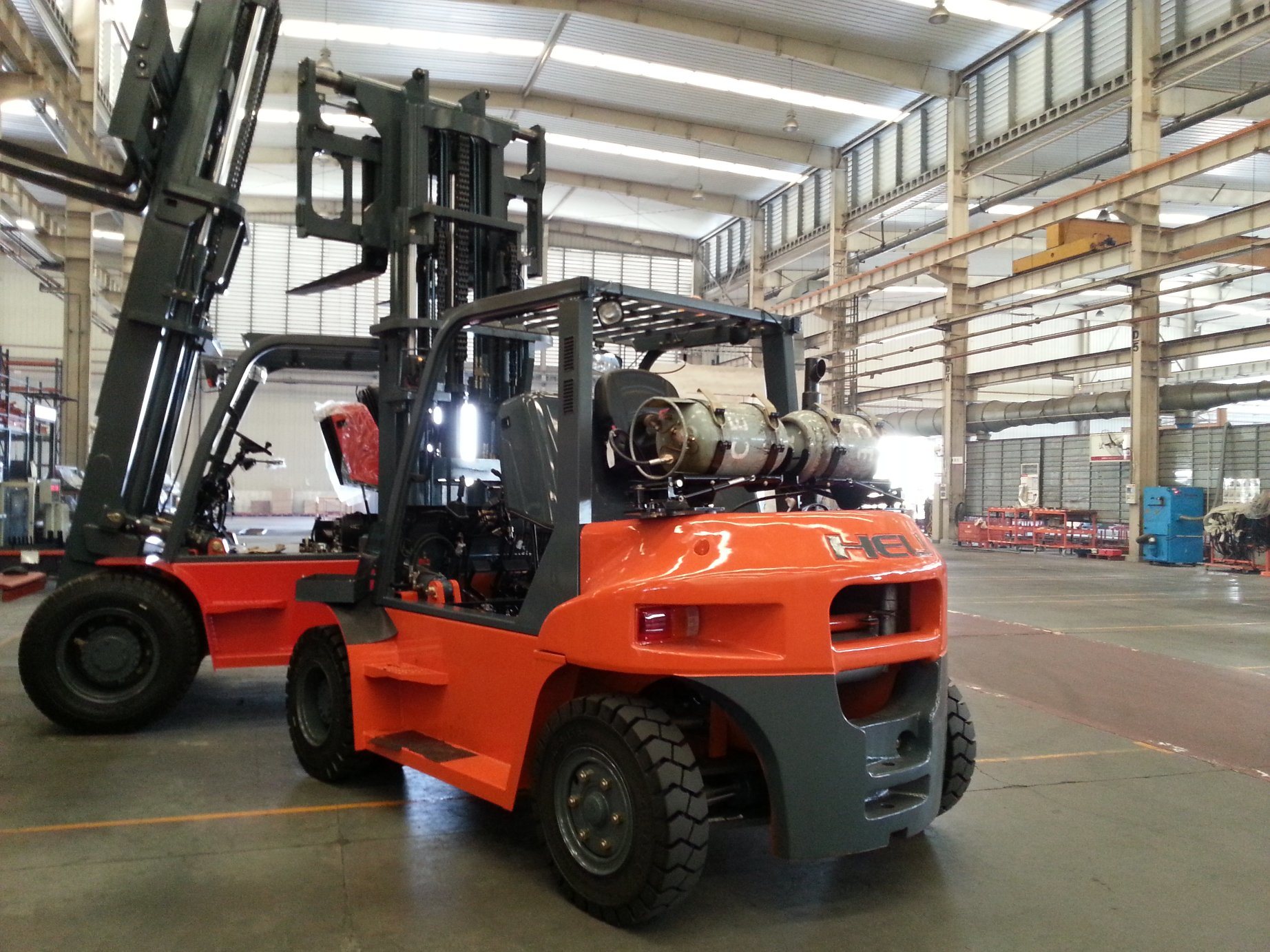 Diesel Forklift 5ton Cpcd50 Automatic Forklift with Paper Clamp