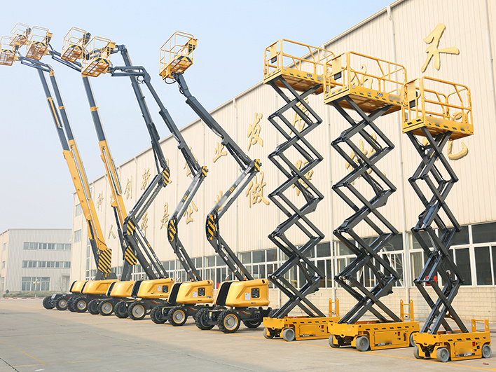 Electric Scissor Lift Hydraulic Lift Ladder Electric Working Platform with CE for Sale