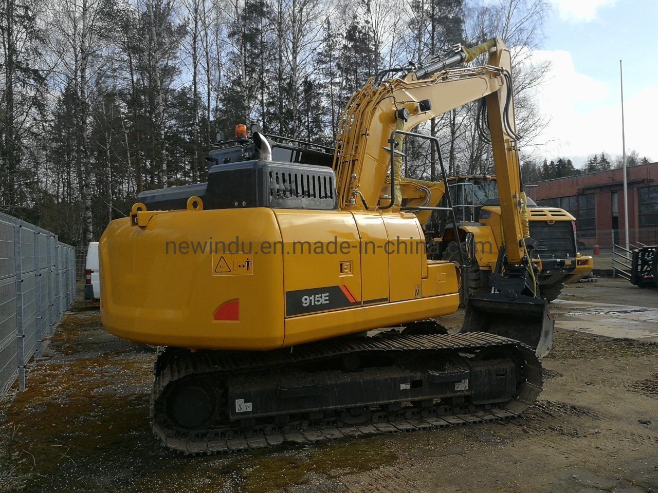 Excavator with Hammer Clg915 Hydraulic 14 Tons Excavator