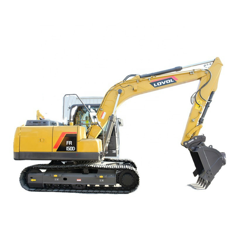 Excellent Quality Foton Lovol 15 Ton Middle Size Crawler Excavator Fr150d with Isuzu Engine