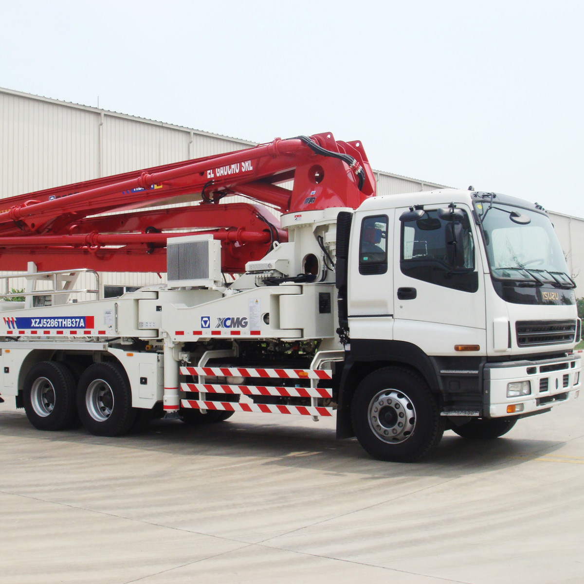 Factory Direct Sale Pump Truck Hydraulic Diesel Concrete Pump Truck Hb48 Cheap Sale