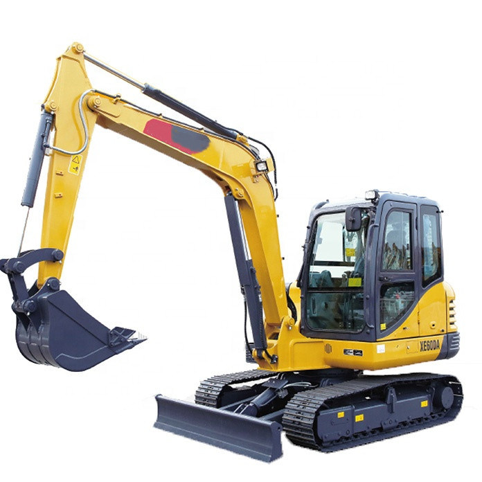 Famous Brand 6 Ton Crawler Excavator Xe60da Mini Digger with Hydraulic Pipeline