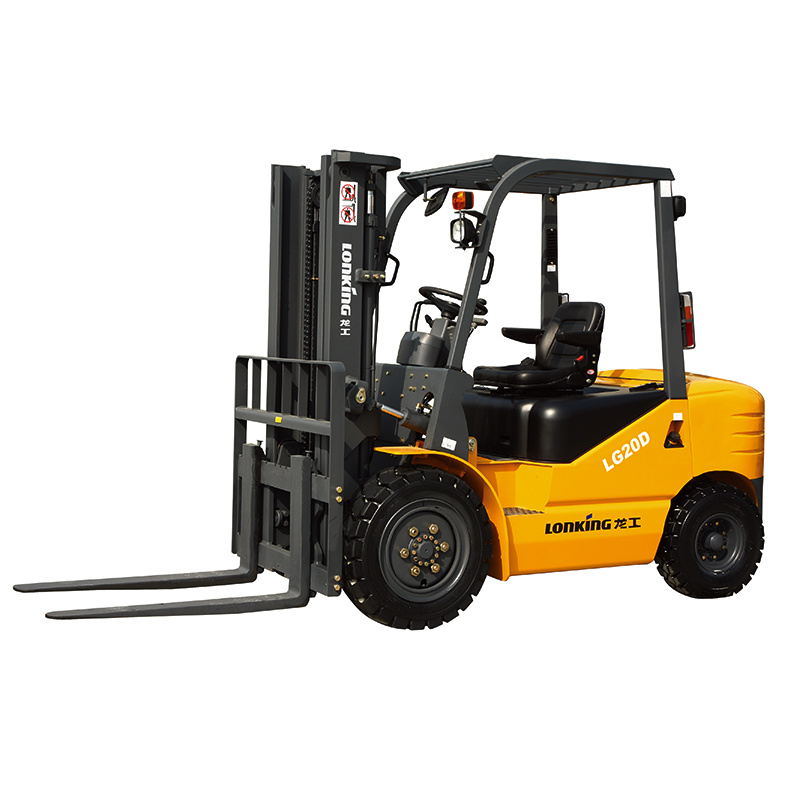 Fd35 Lonking Brand 3.5 Ton Mini Diesel Forklift with 2 Stage 3 Meters Mast