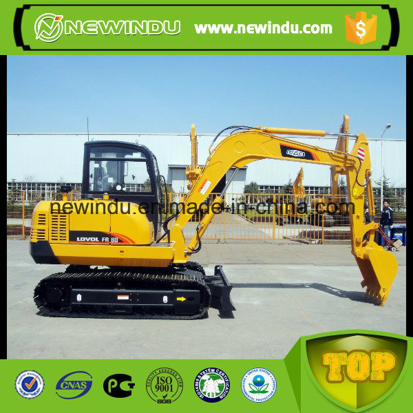 Foton Lovol 6 Ton 6000kg New Crawler Excavator Machine Price Fr60 Xe60da