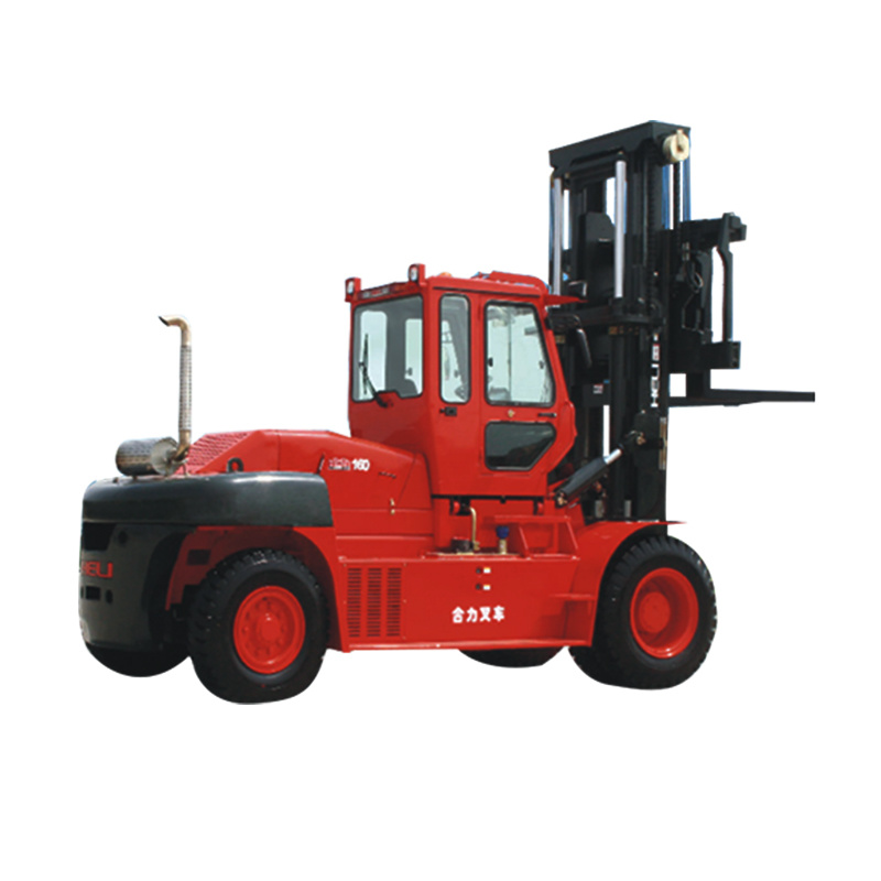 Heli 15 Ton Large Size Diesel Forklift for Port Working Cpcd150 with 3 Stage 6 Meters Mast and Fork Positioner