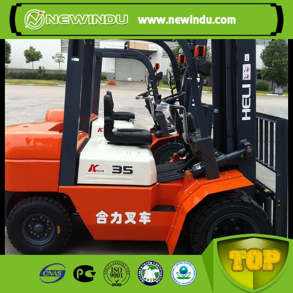 Heli 3 Ton 3.5 Ton Diesel Mini Forklift Truck Bale Clamp Price Cpcd30 Cpcd35