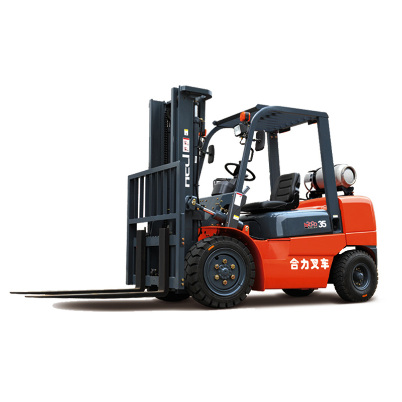 Heli 3 Ton Mini LPG Forklift with Nissan K25 Engine and Full Free Mast in Stock Cpyd30