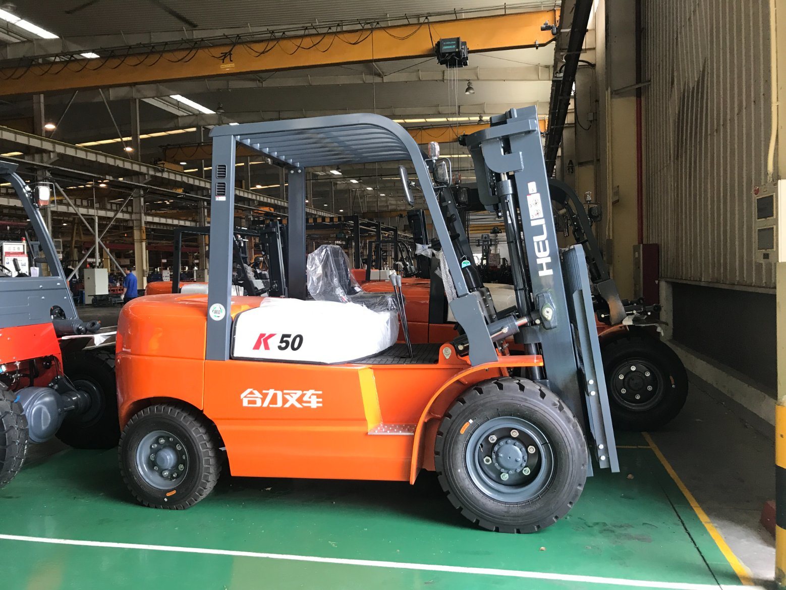Heli Front Lifter Komatsu Izusu Forklift Diesel 4.5 Ton Forklift for Sale