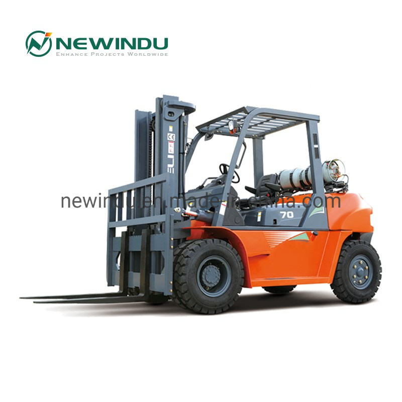 Heli New Small Diesel 7 Ton Forklift with Side Shift