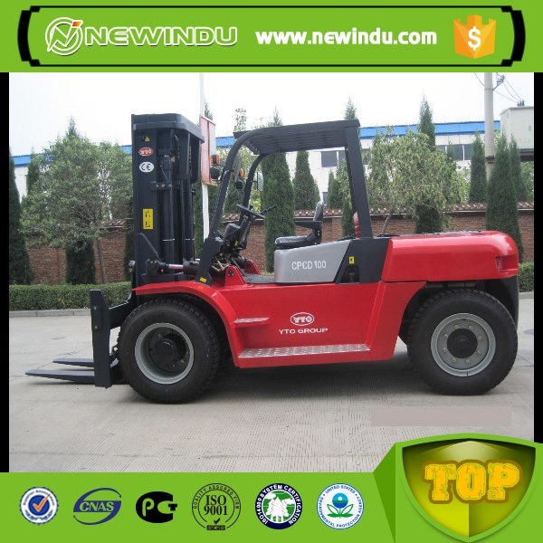High Quality Diesel Power Forklift Truck for 10000kg Capacity Cpcd100
