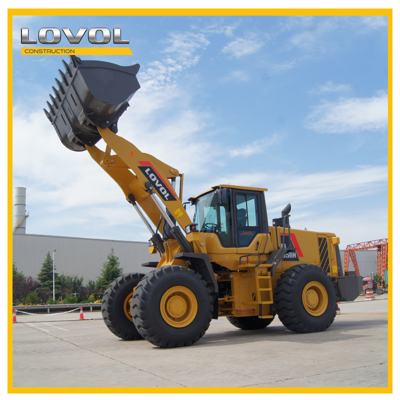 Hot Sale Foton Lovol 5 Ton Wheel Loader with Bucket Attachments Low Price Sale 958h