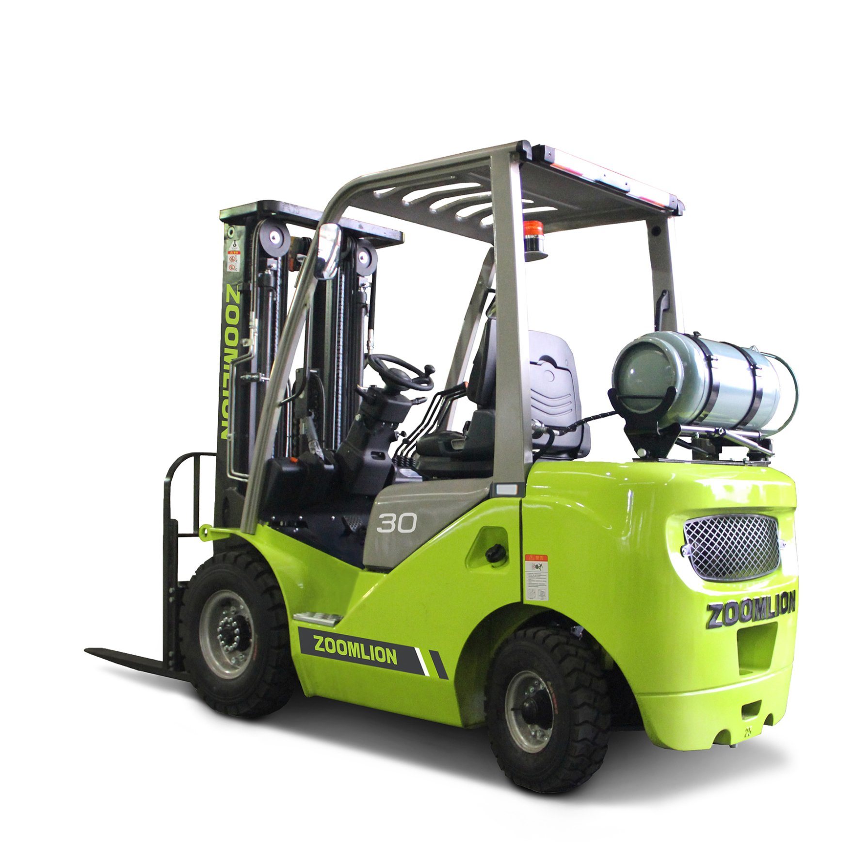 Hot Sale Zoomlion 3 Ton LPG Mini Forklift FL30 with Nissan K25 Engine Single Double Fuel in Stock