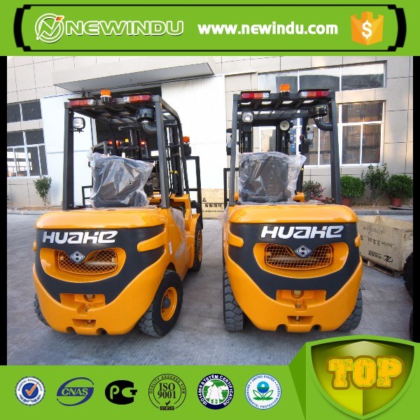 Huahe Brand 3 Ton Diesel Engine Hydraulic Forklift with Side Shift