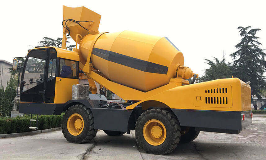 Hy160 New China 1.6cbm Self Loading Concrete Mixer