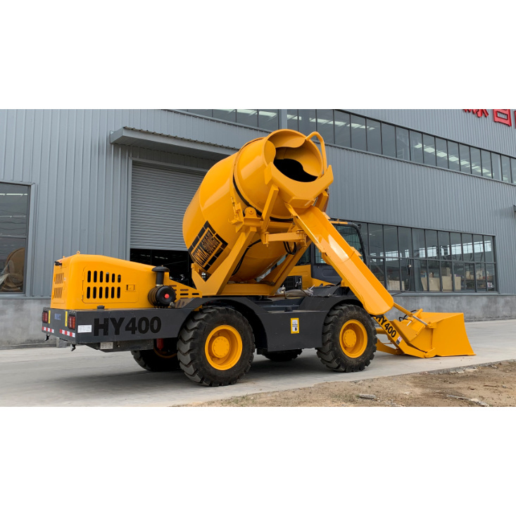 Hy400 4m3 Self-Loading Concrete Mixer Truck for Sale