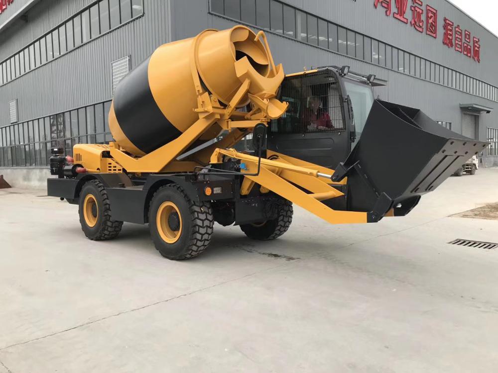 Hy400 4m4 4WD Self Loading Concrete Mixer Truck Price