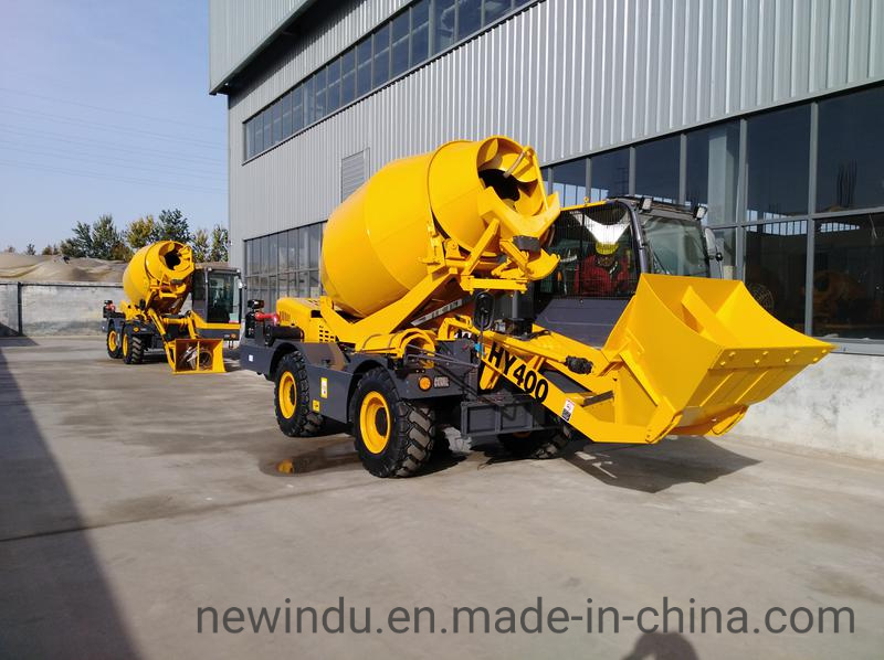China 
                Hy400 Mini Concrete Mixer Truck Mixing Capacity 4cbm Self Loading
             supplier