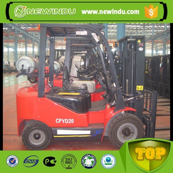 LPG Gas Engine 2ton Cpyd20 Forklift for Sale
