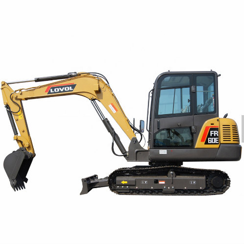 Lovol 6 Ton Mini Hydraulic Crawler Excavator Fr60e with Yanmar Engine and Spare Parts