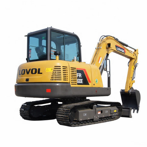 Lovol Fr60e Cheap Rubber Track Digger 6 Ton Mini Excavator with 0.25m3 Bucket