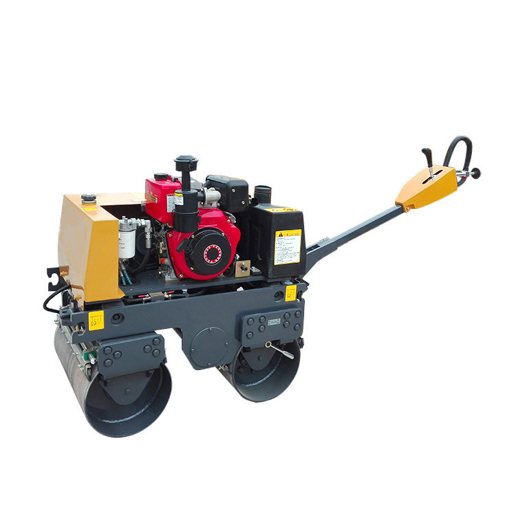 Made in China Mini Road Roller Compactor 0.8 Ton 800kg Double Drum Roller Xmr083 for Sale