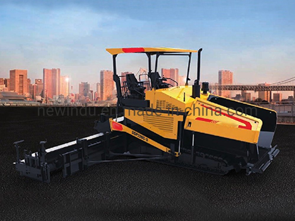 China 
                Mini Asphalt Betonfertiger 6m Asphalt-Fertiger Finisher Sap60c-6
             Lieferant