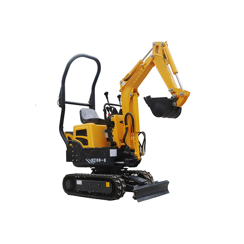 Mini Hydraulic Excavator Yc08 0.8ton Small Crawler Digger