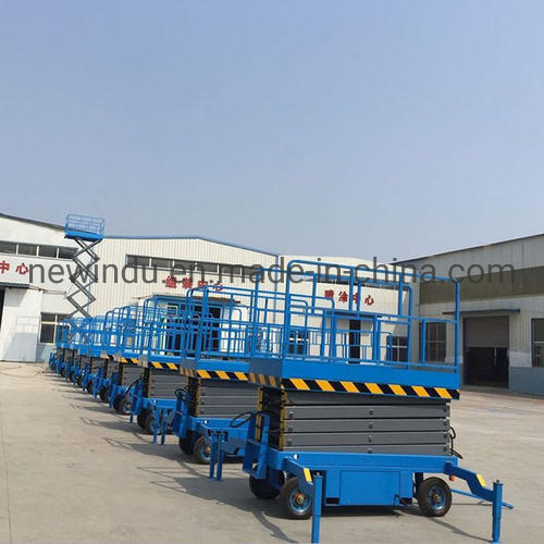 Mobile 8m 10m 12m Hydraulic Sccisor Lift Work Platform