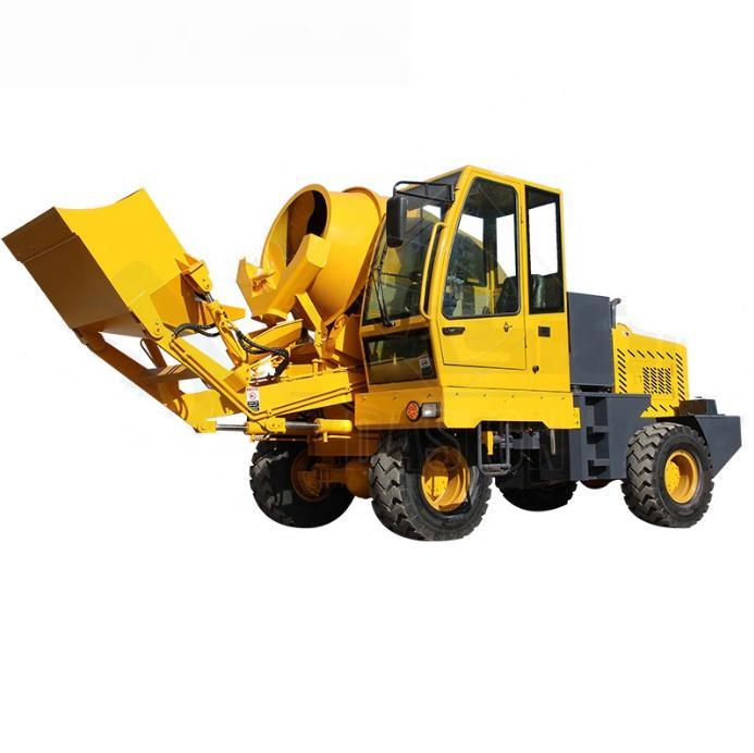 Mobile Self Loading Concrete Mixer 2m3 Hy-220 Self-Propelled Mixer