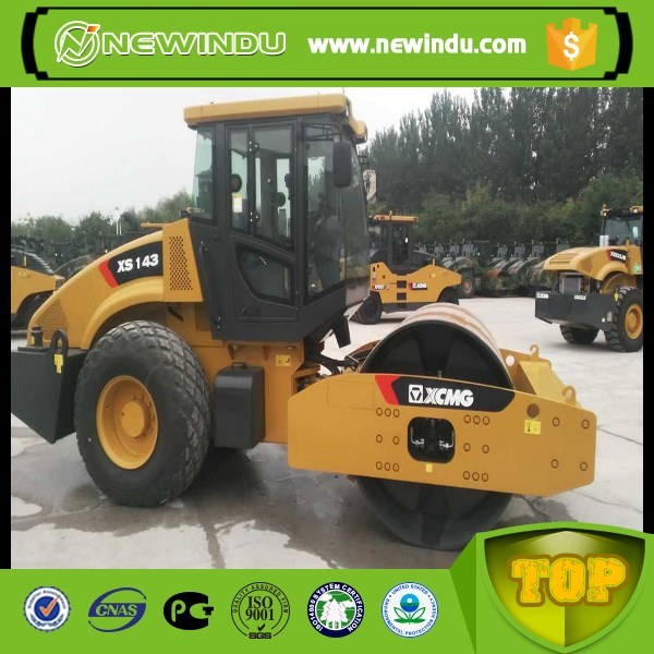 
                Novo 14toneladas vibratório pequeno tambor único Compactador Rodoviários Xs143j
            