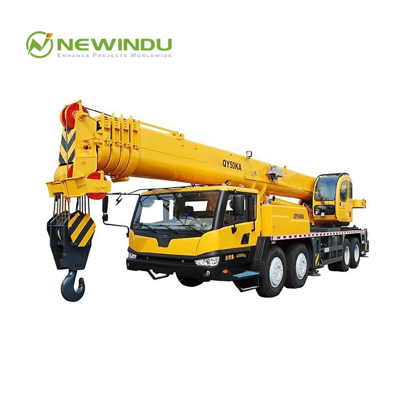 New 50 Ton Mobile Remote Control Crane Qy50ka Qy50kd Truck Crane