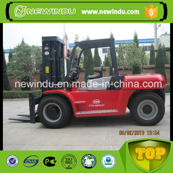 New Loader Lifting Equipment Yto Heli 10 Ton Diesel Forklift Truck Cpcd100 Price