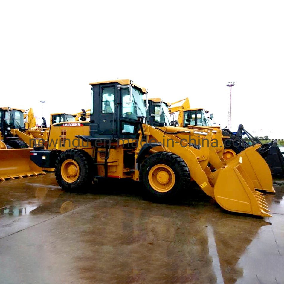 New Pilot Control 3 Ton Front End Small Wheel Loader Lw300kn
