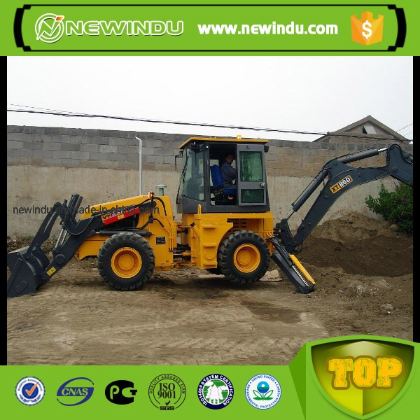 New-Type Cab with More Space Mini Backhoe Loader 415f2