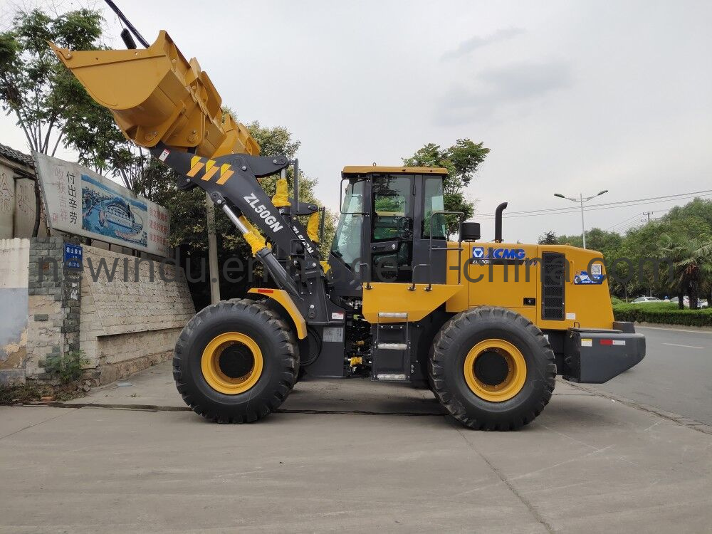 Newindu Front End Small 5ton Zl50gn Wheel Loader Price with Rock Bucket