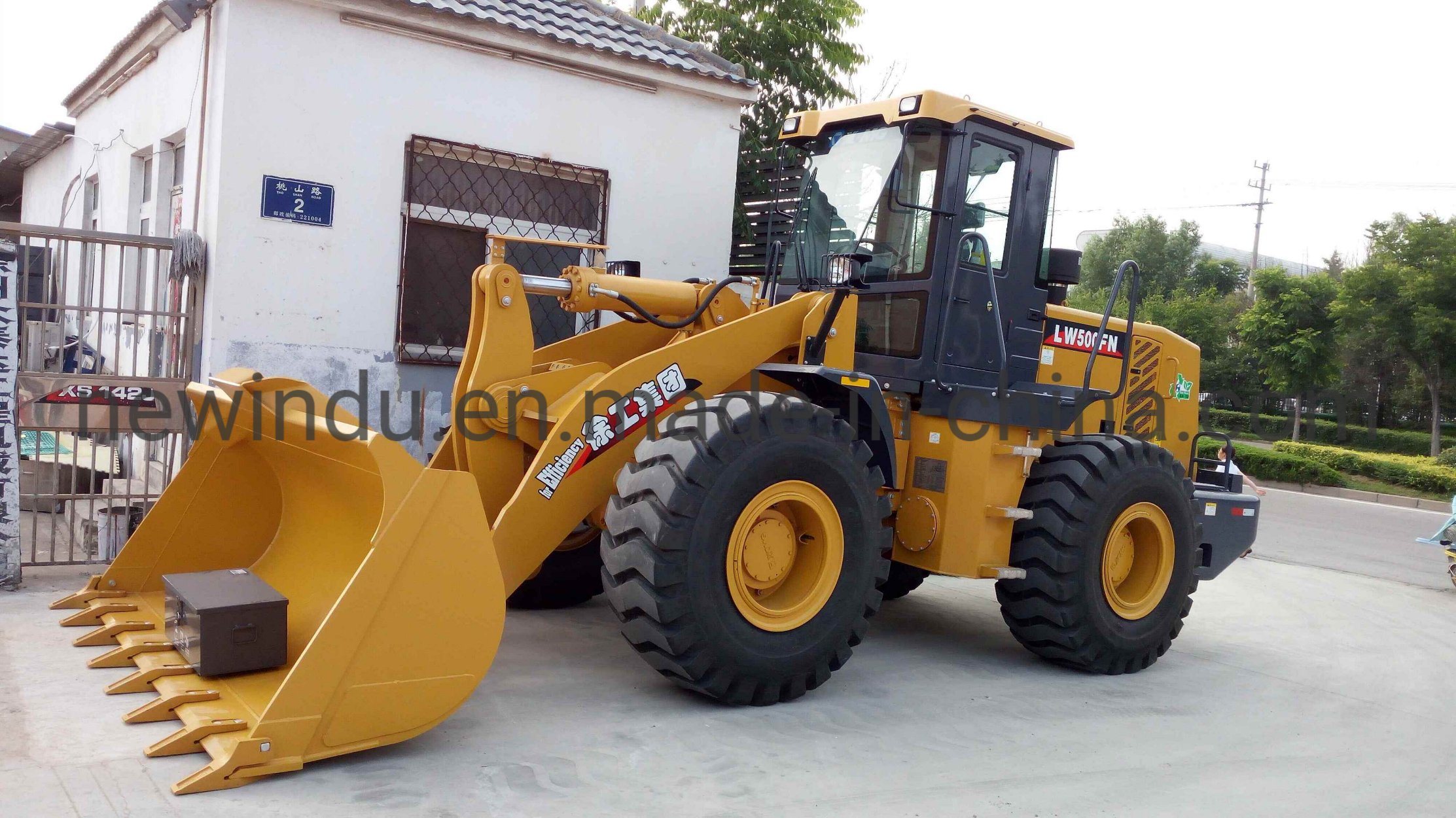 Newindu Manual 5ton Loader Lw500fn Wheel Loader with Fork