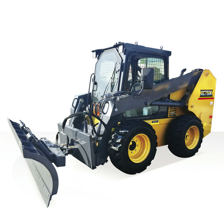 Official Manufacturer Skid Steer Loader Xc760K Mini Front End Loader with 4 in 1 Bucket