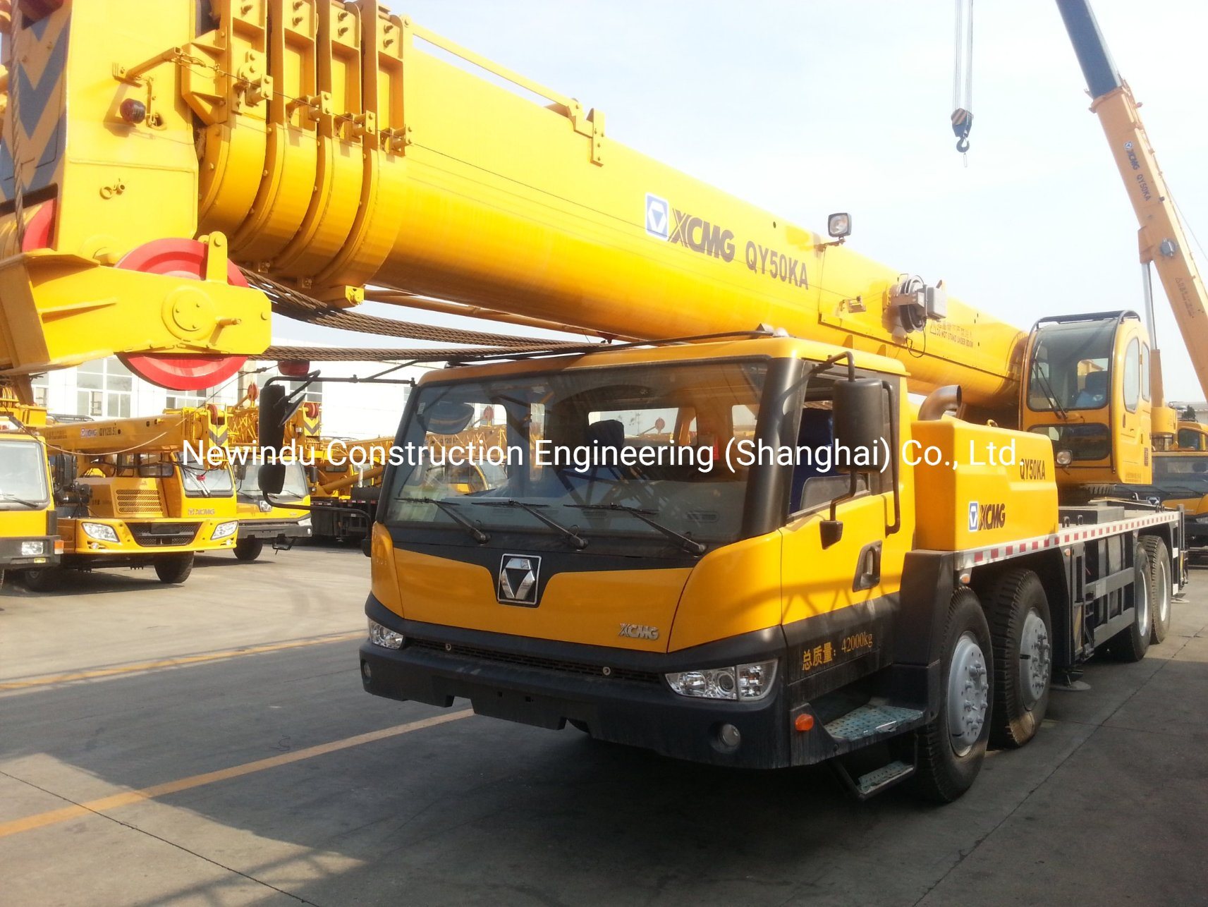 Official Qy50ka 50 Ton Hydraulic Heavy Lift Truck Crane for Sale