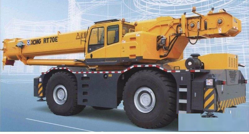 Rt70e 7 Ton Mobile Truck Crane Rough Terrain Crane