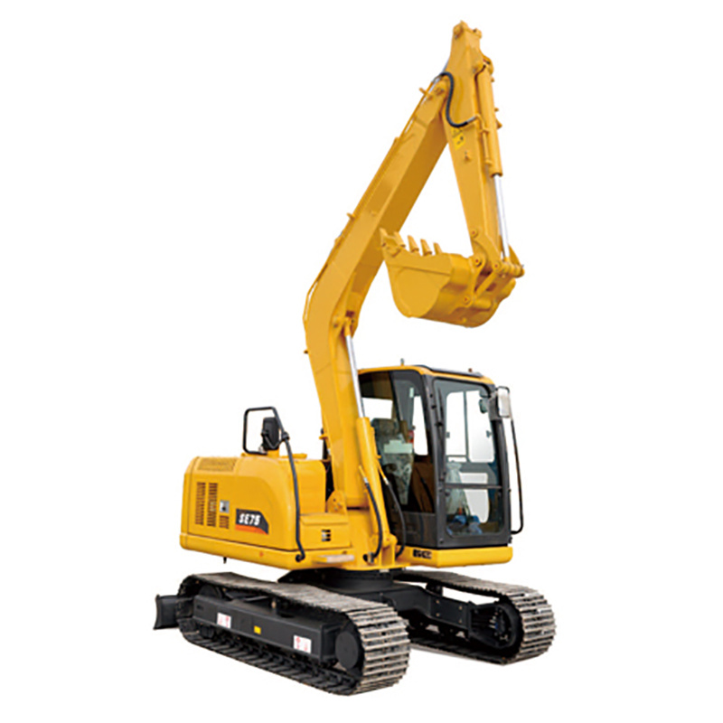 Se75 7.5ton Digger Hydraulic Crawler Excavator Price From Shandong
