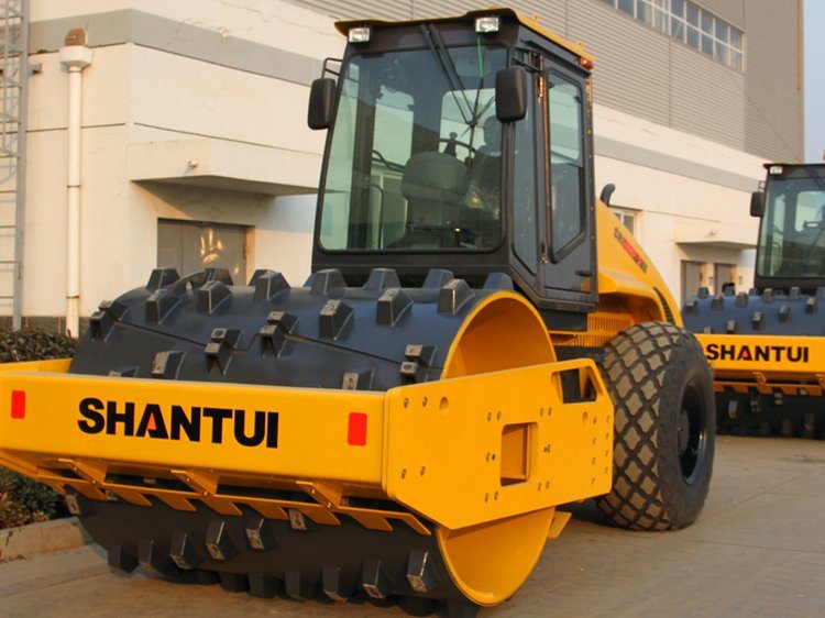 China 
                Shantui 12 toneladas máquina de tambor único Compactador de rodillos de carretera SR12
             proveedor