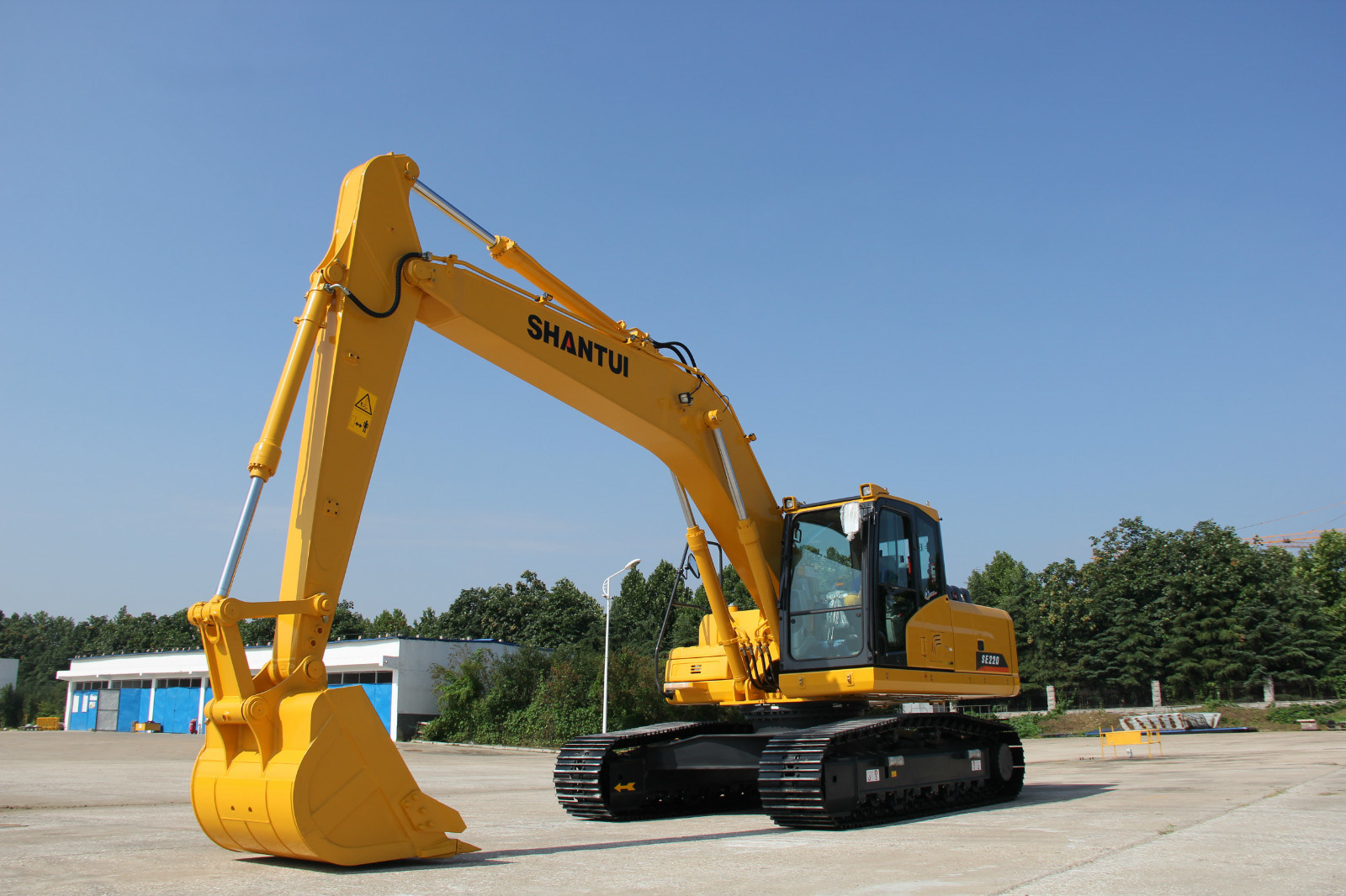 Shantui 22 Ton Hot Sale Crawler Excavator Se220 with Cummins Engine