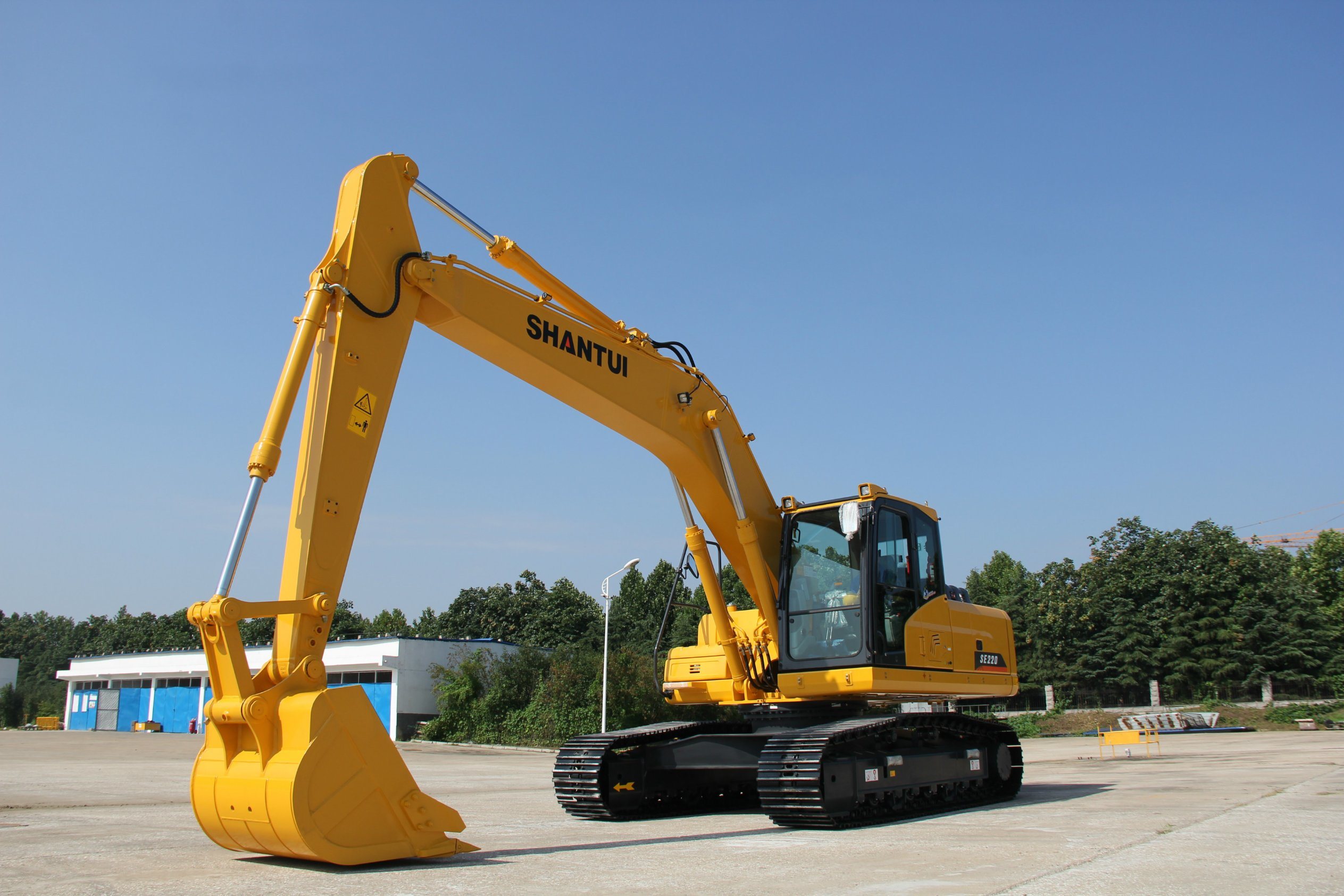 Shantui Factory Direct Sale 22 Ton Crawler Excavator Machine with A/C Attachments Parts Se220