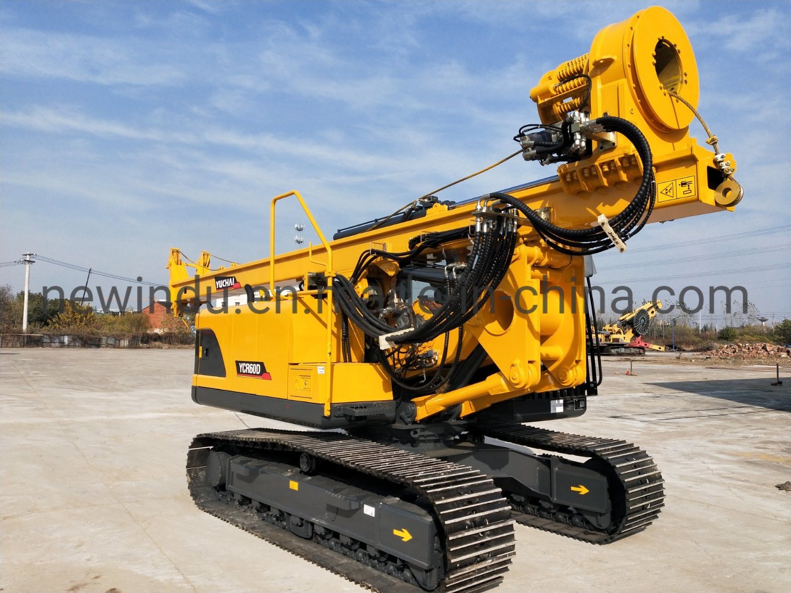 Small Driller Machine Yuchai Brand Ycr60 Rotary Drilling Rig