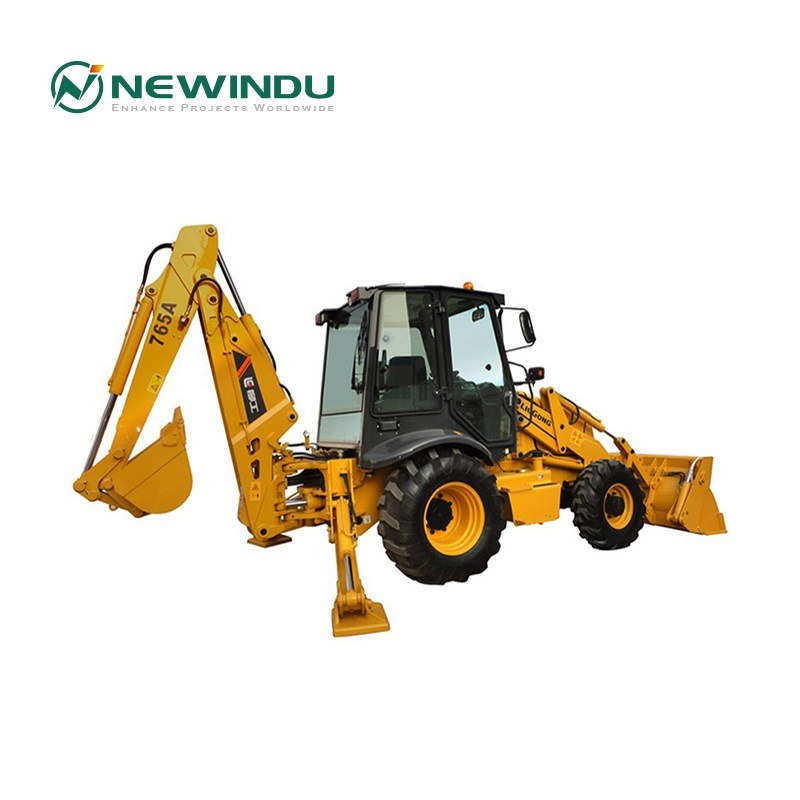 Small Liugong Brand New Backhoe Loader Clg766A