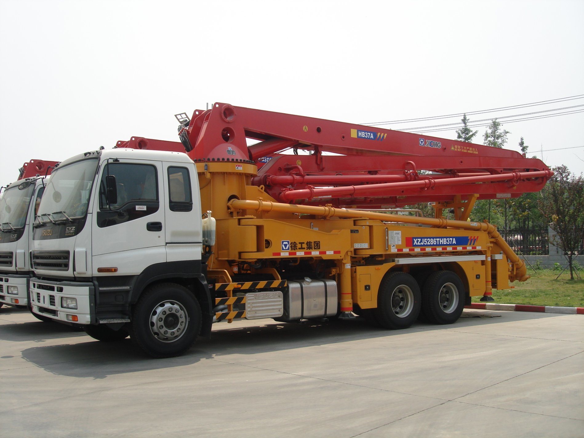 Top New Concrete Pump Hb44 Truck Mounted Concrete Pump