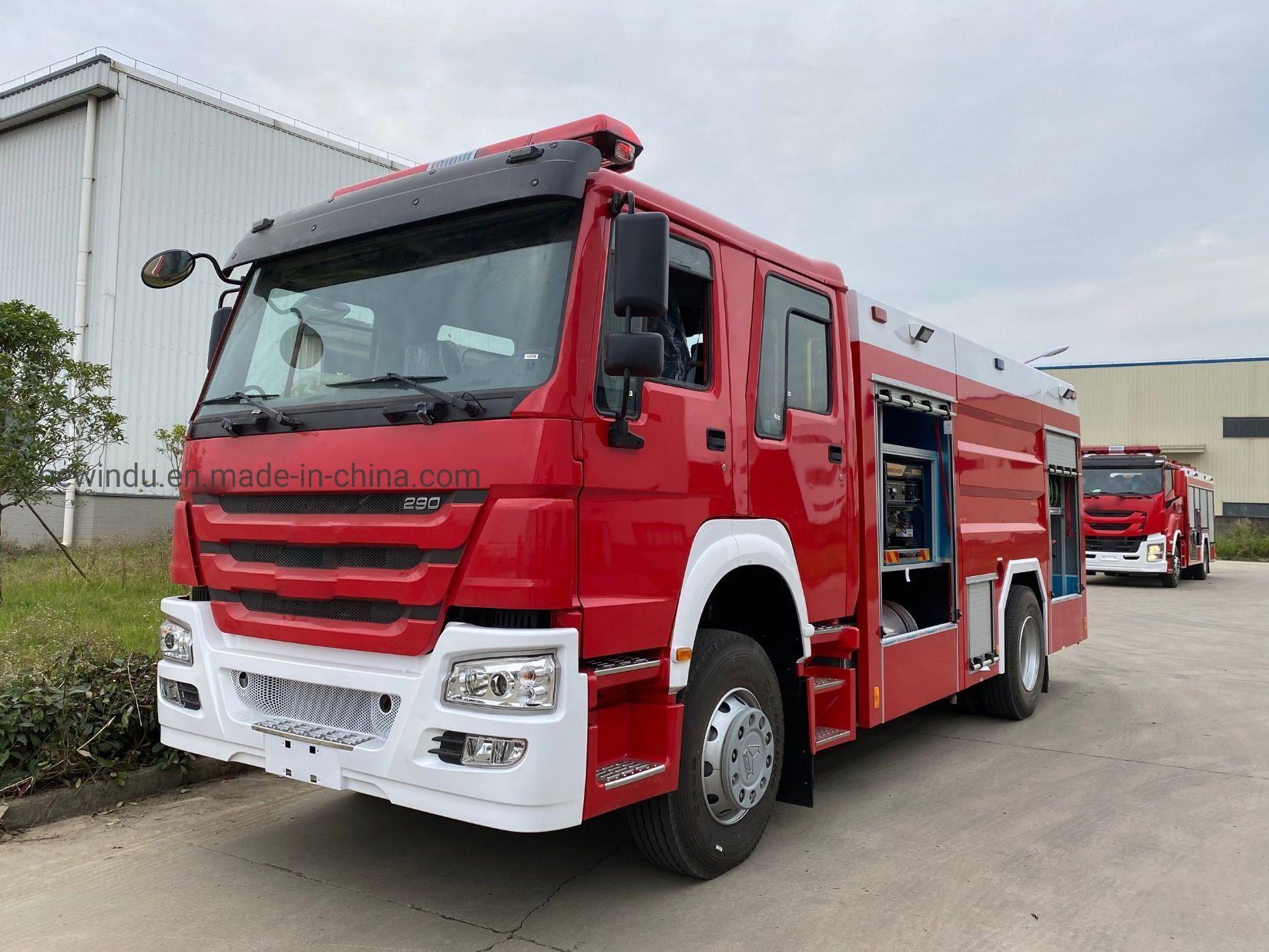 Water Tower Fire Fighting Vehicle 5313jp25 for Hot Sale